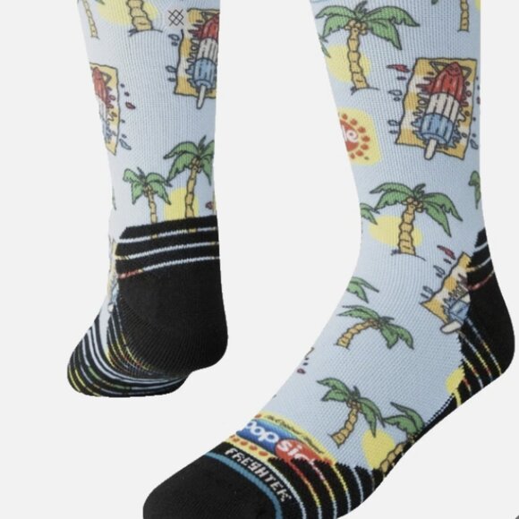 Stance Popsicle Pops Crew Socks Mens Size Large Rocket Pop Fun Firecracker Gift - Picture 1 of 1